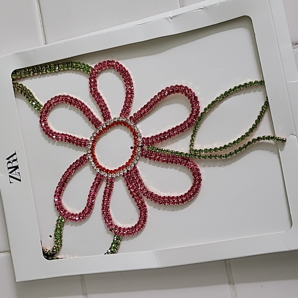 ZARA Multicolor Floral Necklace - Picture 9 of 14